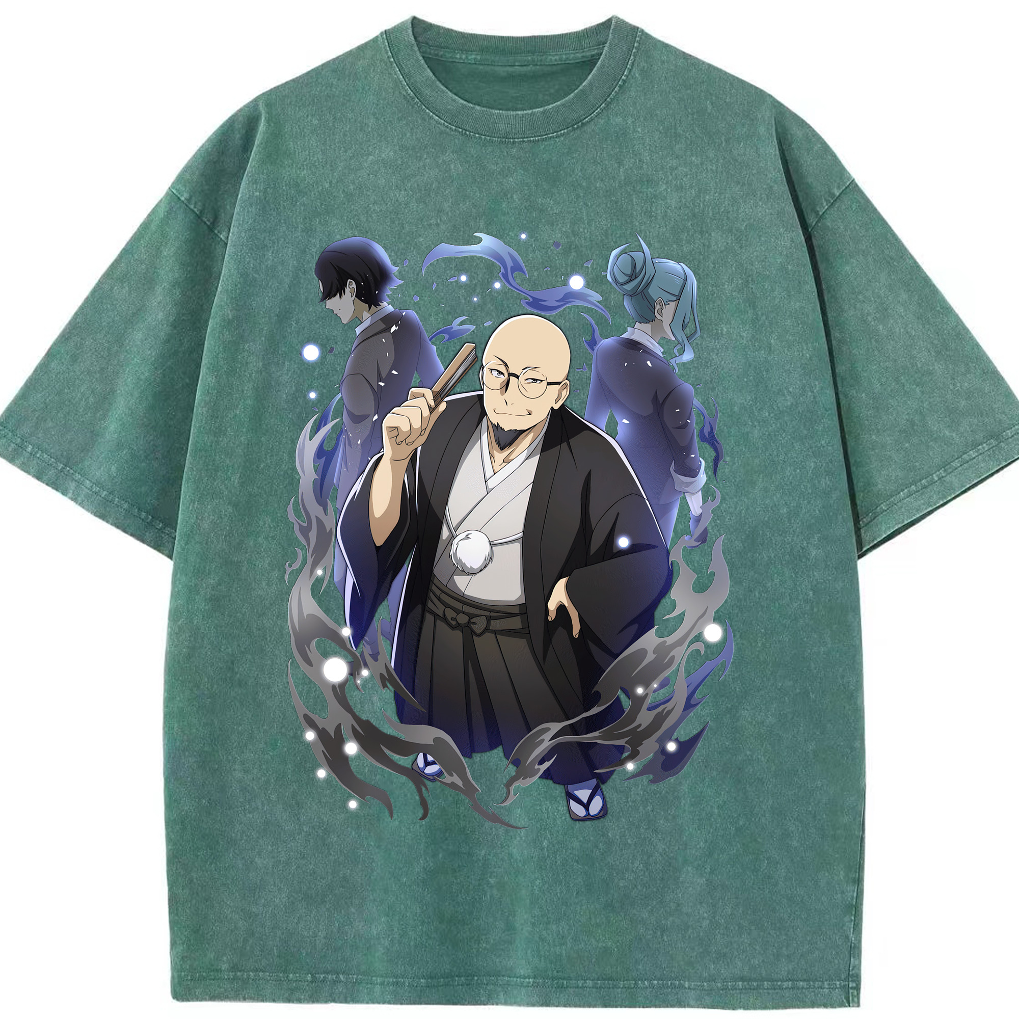 （画像用） 文豪ストレイドッグス Bungo Stray Dogs 綿100% ヴィンテージ風 半袖Tシャツ（フロントプリント）